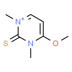 ChemSpider 2D Image | 4-Methoxy-1,3-dimethyl-2-thioxo-2,3-dihydropyrimidin-1-ium | C7H11N2OS