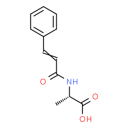 ChemSpider 2D Image | N-Cinnamoyl-L-alanine | C12H13NO3