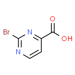 ChemSpider 2D Image | 2-Bromo-4-pyrimidinecarboxylic acid | C5H3BrN2O2