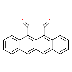 ChemSpider 2D Image | Cyclopenta[fg]tetracene-1,2-dione | C20H10O2