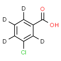 ChemSpider 2D Image | 3-Chloro(~2~H_4_)benzoic acid | C7HD4ClO2