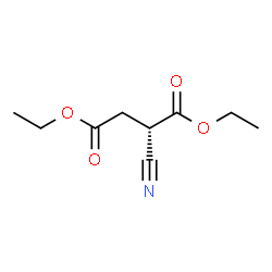 ChemSpider 2D Image | Diethyl (2S)-2-cyanosuccinate | C9H13NO4