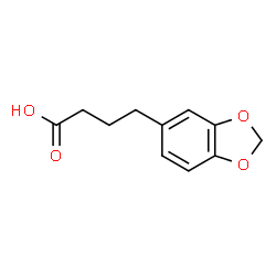 ChemSpider 2D Image | 4-(1,3-benzodioxol-5-yl)butanoic acid | C11H12O4