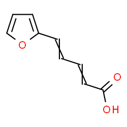 ChemSpider 2D Image | 5-(2-Furyl)-2,4-pentadienoic acid | C9H8O3