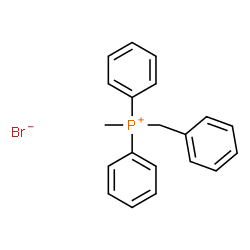 ChemSpider 2D Image | Benzyl(methyl)diphenylphosphonium bromide | C20H20BrP