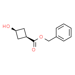 ChemSpider 2D Image | Benzyl cis-3-hydroxycyclobutanecarboxylate | C12H14O3