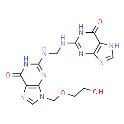 ChemSpider 2D Image | GUANINYL ACYCLOVIR | C14H16N10O4