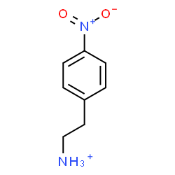 ChemSpider 2D Image | 2-(4-Nitrophenyl)ethanaminium | C8H11N2O2