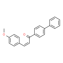 ChemSpider 2D Image | (2Z)-1-(4-Biphenylyl)-3-(4-methoxyphenyl)-2-propen-1-one | C22H18O2