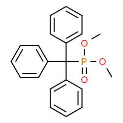 ChemSpider 2D Image | Dimethyl tritylphosphonate | C21H21O3P