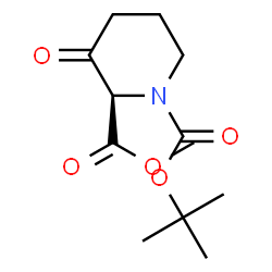 ChemSpider 2D Image | 2-Methyl 1-(2-methyl-2-propanyl) (2R)-3-oxo-1,2-piperidinedicarboxylate | C12H19NO5
