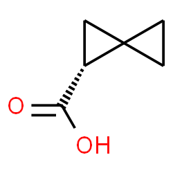 ChemSpider 2D Image | (1R)-Spiro[2.2]pentane-1-carboxylic acid | C6H8O2