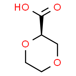 ChemSpider 2D Image | (R)-1,4-dioxane-2-carboxylic acid | C5H8O4