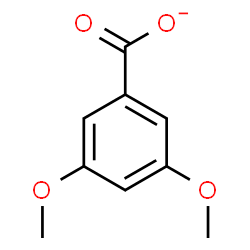 ChemSpider 2D Image | 3,5-Dimethoxybenzoate | C9H9O4