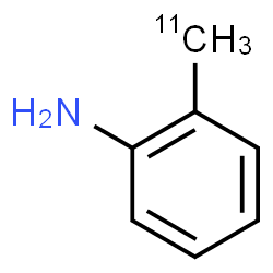 ChemSpider 2D Image | 2-(~11~C)Methylaniline | C611CH9N