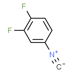 ChemSpider 2D Image | 3,4-Difluorophenyl isocyanide | C7H3F2N