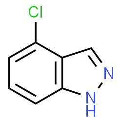 ChemSpider 2D Image | 4-Chloroindazole | C7H5ClN2