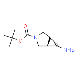ChemSpider 2D Image | 2-Methyl-2-propanyl 6-amino-3-azabicyclo[3.1.0]hexane-3-carboxylate | C10H18N2O2