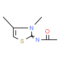 ChemSpider 2D Image | N-(3,4-Dimethyl-1,3-thiazol-2(3H)-ylidene)acetamide | C7H10N2OS