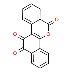 ChemSpider 2D Image | 6H-Dibenzo[c,h]chromene-6,11,12-trione | C17H8O4