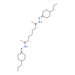 ChemSpider 2D Image | N'~1~,N'~7~-Bis(4-propylcyclohexylidene)heptanedihydrazide | C25H44N4O2