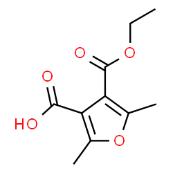 ChemSpider 2D Image | 4-(Ethoxycarbonyl)-2,5-dimethyl-3-furoic acid | C10H12O5