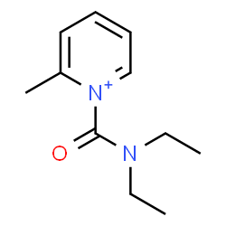 ChemSpider 2D Image | 1-(Diethylcarbamoyl)-2-methylpyridinium | C11H17N2O
