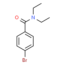 ChemSpider 2D Image | 4-Bromo-N,N-diethylbenzamide | C11H14BrNO