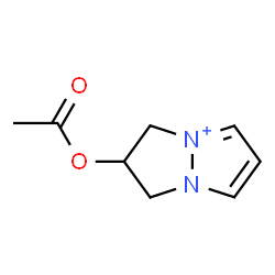 ChemSpider 2D Image | 2-Acetoxy-2,3-dihydro-1H-pyrazolo[1,2-a]pyrazol-4-ium | C8H11N2O2