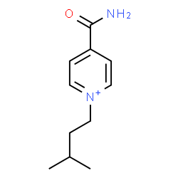ChemSpider 2D Image | 4-Carbamoyl-1-(3-methylbutyl)pyridinium | C11H17N2O
