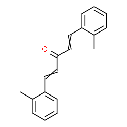 ChemSpider 2D Image | 1,5-Bis(2-methylphenyl)-1,4-pentadien-3-one | C19H18O