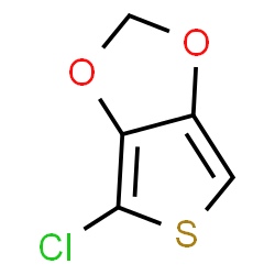 ChemSpider 2D Image | 4-Chlorothieno[3,4-d][1,3]dioxole | C5H3ClO2S