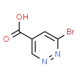 ChemSpider 2D Image | 6-Bromo-4-pyridazinecarboxylic acid | C5H3BrN2O2