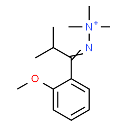 ChemSpider 2D Image | 2-[1-(2-Methoxyphenyl)-2-methylpropylidene]-1,1,1-trimethylhydrazinium | C14H23N2O