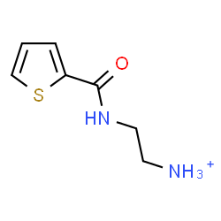 ChemSpider 2D Image | 2-[(2-Thienylcarbonyl)amino]ethanaminium | C7H11N2OS