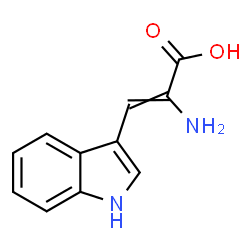 ChemSpider 2D Image | 2-Amino-3-(1H-indol-3-yl)acrylic acid | C11H10N2O2