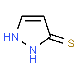ChemSpider 2D Image | 1H-pyrazole-3-thiol | C3H4N2S