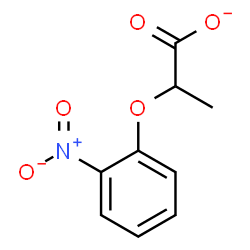 ChemSpider 2D Image | 2-(2-Nitrophenoxy)propanoate | C9H8NO5