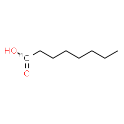 ChemSpider 2D Image | (1-~11~C)Octanoic acid | C711CH16O2