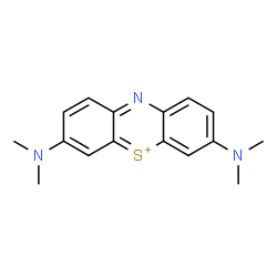 ChemSpider 2D Image | methylene blue cation | C16H18N3S
