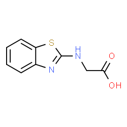 ChemSpider 2D Image | N-2-Benzothiazolylglycine | C9H8N2O2S