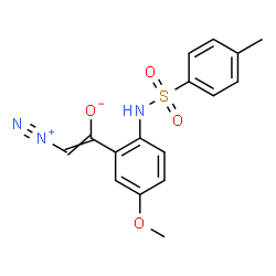 ChemSpider 2D Image | N-[2-(Diazoacetyl)-4-methoxyphenyl]-4-methylbenzenesulfonamide | C16H15N3O4S