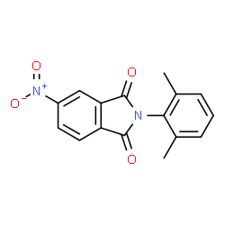ChemSpider 2D Image | N-(2,6-Dimethylphenyl)-4-nitrophthalimide | C16H12N2O4