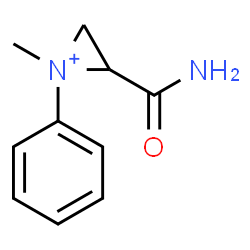ChemSpider 2D Image | 2-Carbamoyl-1-methyl-1-phenylaziridinium | C10H13N2O