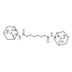 ChemSpider 2D Image | N'~1~,N'~8~-Di(tricyclo[3.3.1.1~3,7~]dec-2-ylidene)octanedihydrazide | C28H42N4O2
