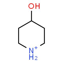 ChemSpider 2D Image | 4-Hydroxypiperidinium | C5H12NO