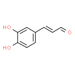 ChemSpider 2D Image | 3,4-Dihydroxycinnamaldehyde | C9H8O3
