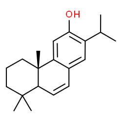 ChemSpider 2D Image | (5xi)-Abieta-6,8(14),9(11),12-tetraen-12-ol | C20H28O