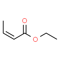 ChemSpider 2D Image | cis-Ethyl crotonate | C6H10O2