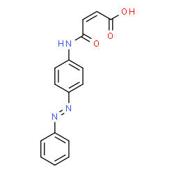 ChemSpider 2D Image | (2Z)-4-Oxo-4-({4-[(E)-phenyldiazenyl]phenyl}amino)-2-butenoic acid | C16H13N3O3